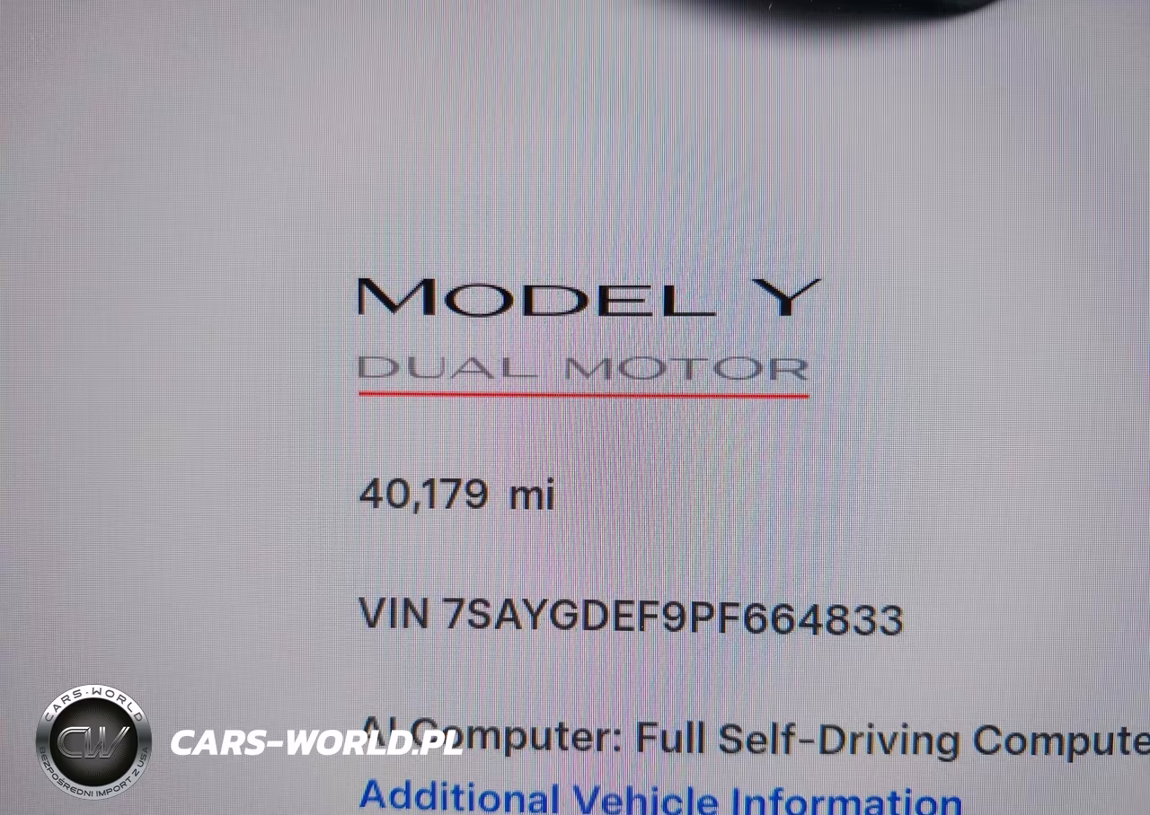 2023 Tesla Model Y Performance Dual Motor All-Wheel Drive VIN:7SAYGDEF9PF664833 - 7