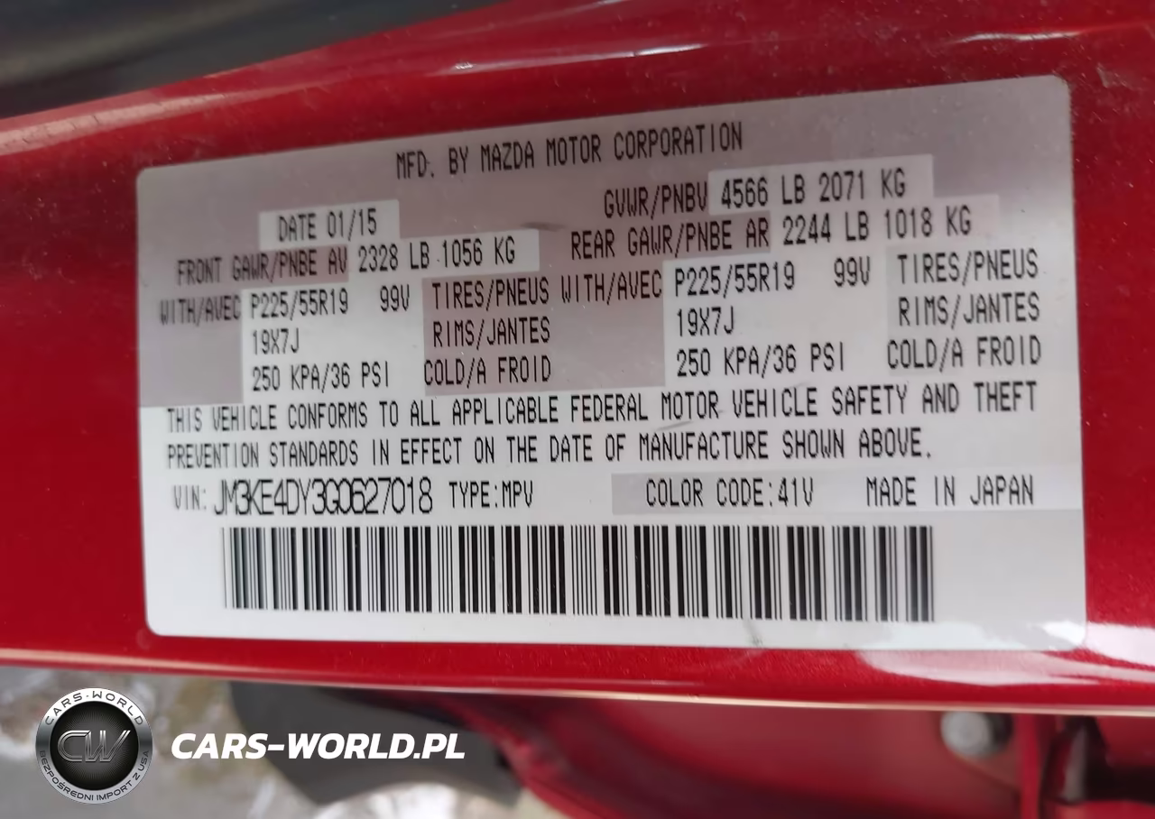 2016 Mazda Cx-5 Grand Touring VIN:JM3KE4DY3G0627018 - 9