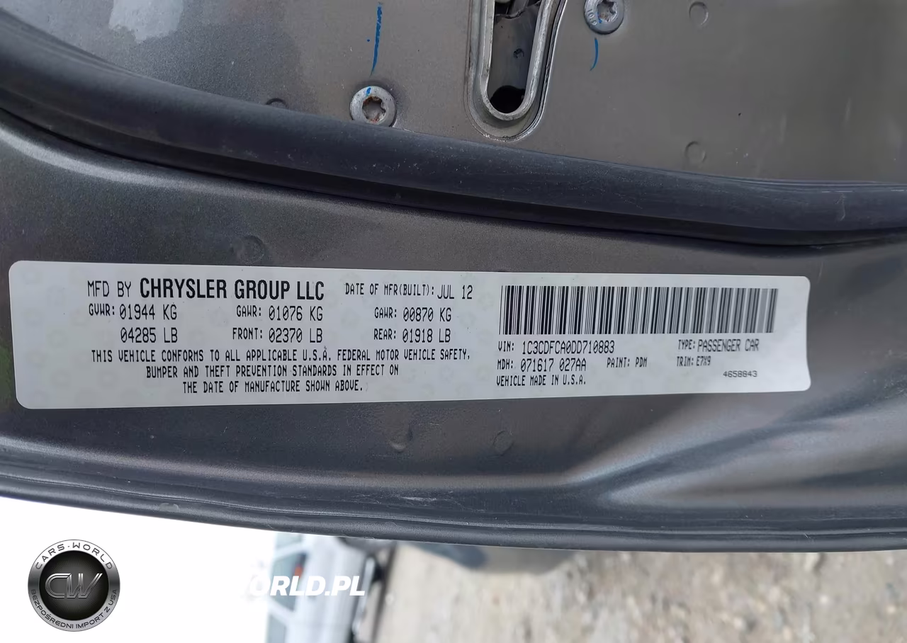 2013 Dodge Dart Limited VIN:1C3CDFCA0DD710883 - 9