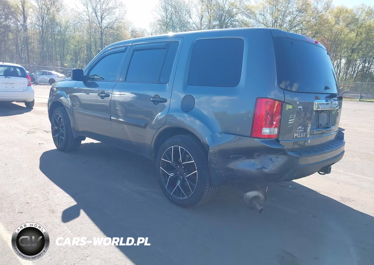 2009 Honda Pilot Lx VIN:5FNYF48299B023256 - 3