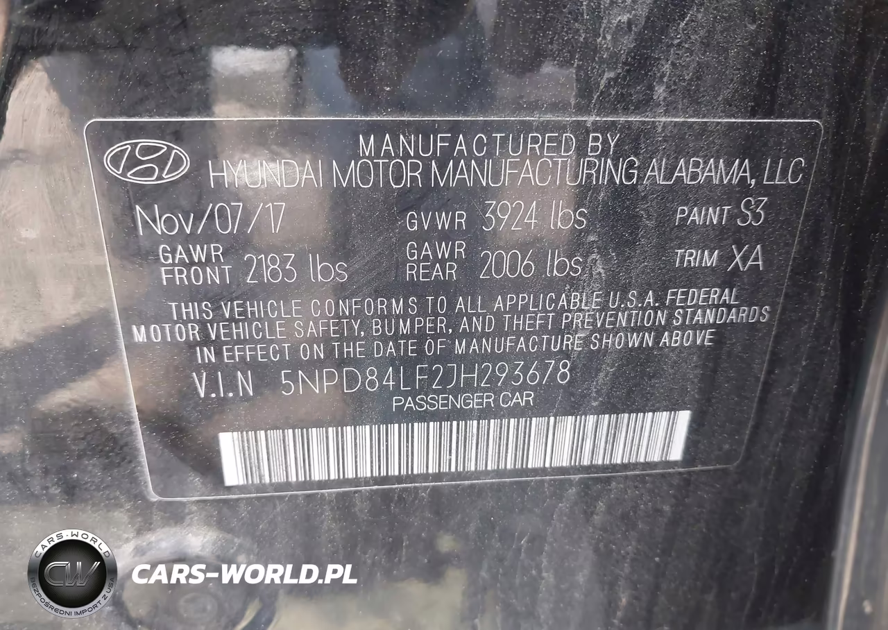 2018 Hyundai Elantra Sel VIN:5NPD84LF2JH293678 - 9
