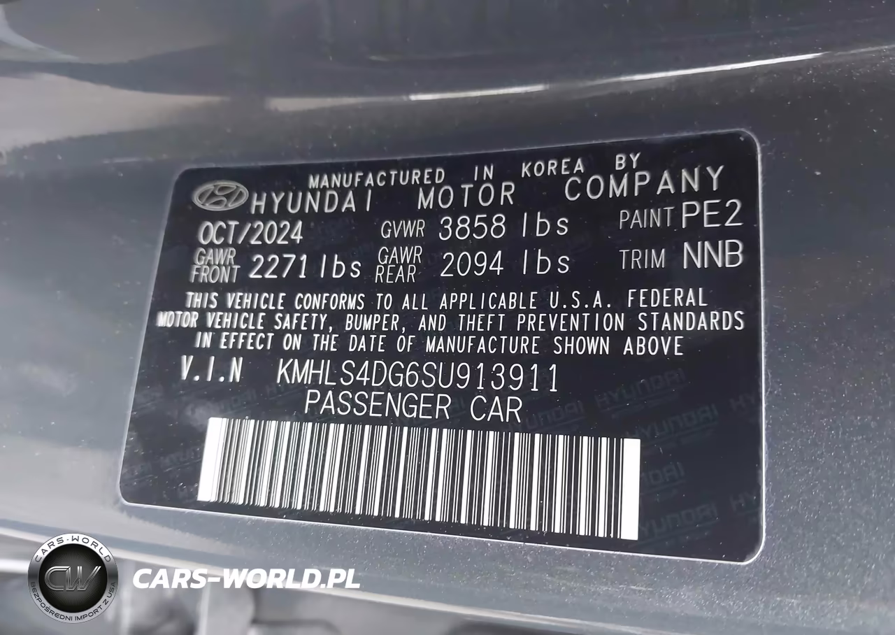 2025 Hyundai Elantra Sel Convenience VIN:KMHLS4DG6SU913911 - 9