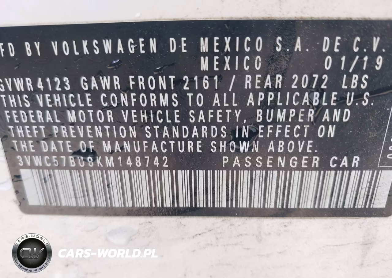 2019 Volkswagen Jetta 1.4T R-Line-1.4T S-1.4T Se VIN:3VWC57BU8KM148742 - 9