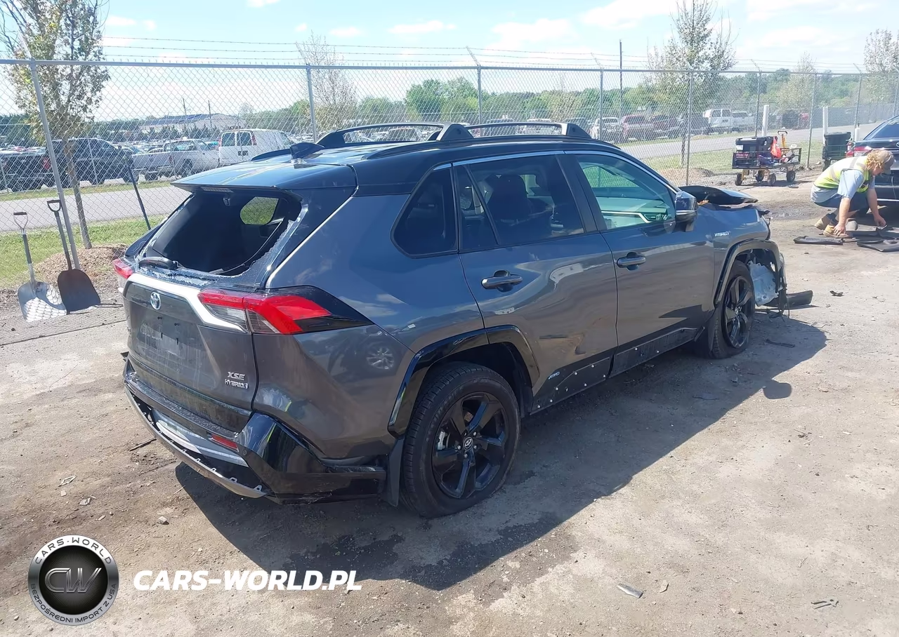 2021 Toyota Rav4 Hybrid Xse VIN:2T3E6RFV7MW006410 - 4