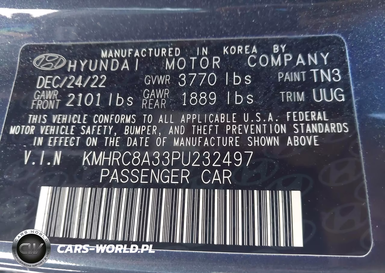 2023 Hyundai Venue Limited VIN:KMHRC8A33PU232497 - 9