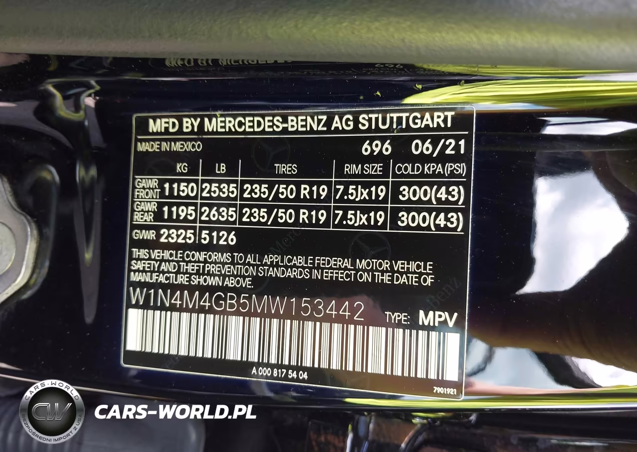 2021 Mercedes-Benz Glb 250 VIN:W1N4M4GB5MW153442 - 9