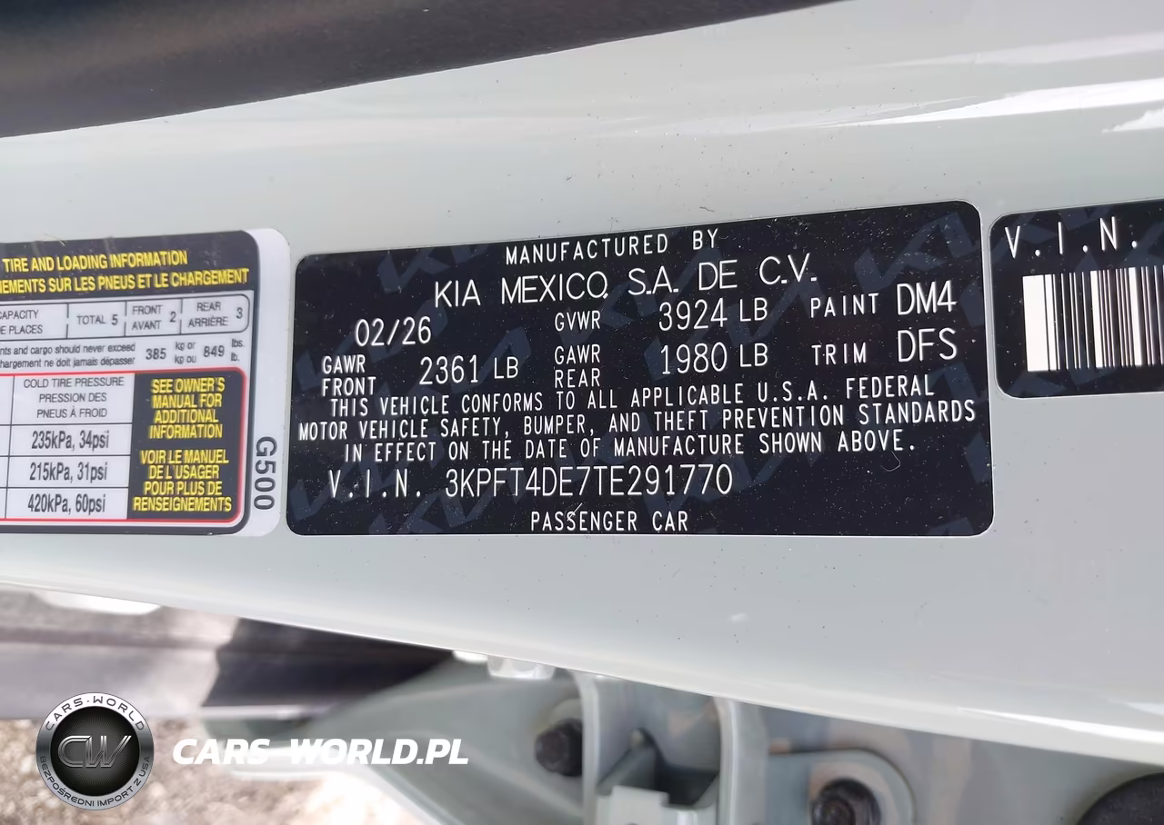 2026 Kia K4 Lxs VIN:3KPFT4DE7TE291770 - 9
