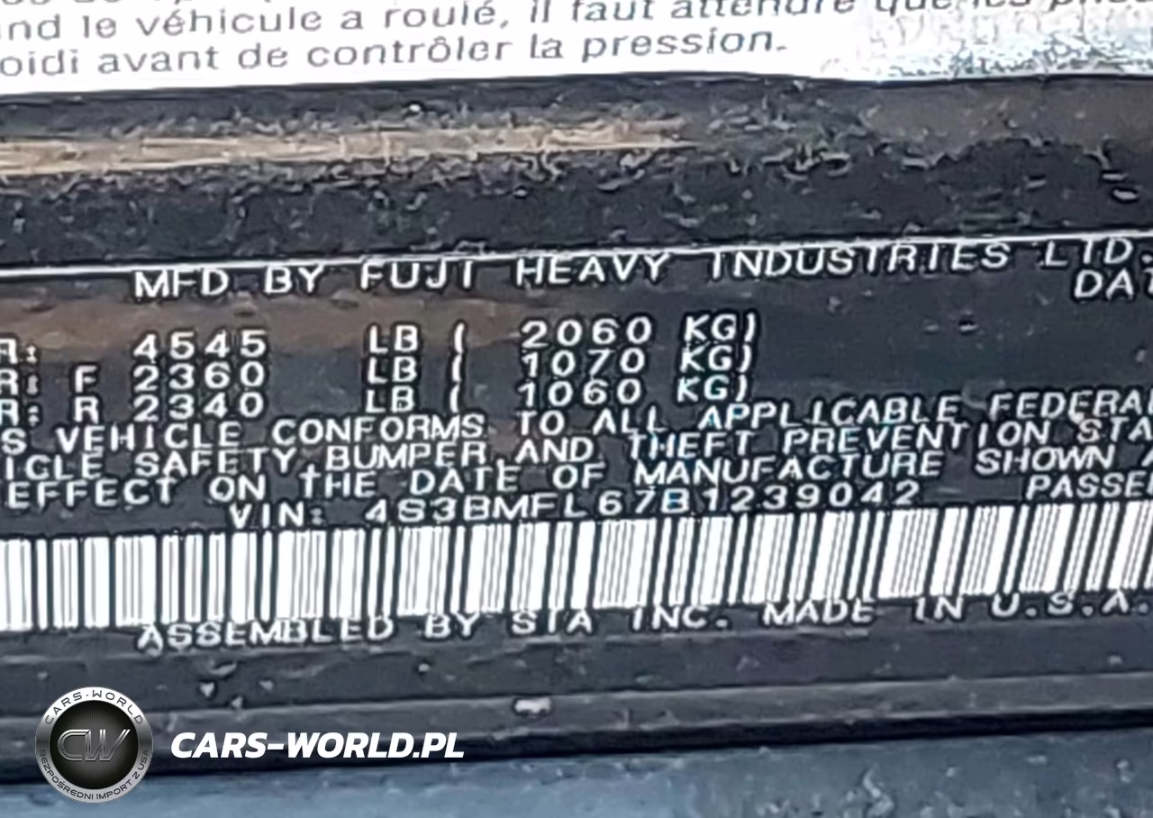 2011 Subaru Legacy 2.5Gt Limited VIN:4S3BMFL67B1239042 - 9