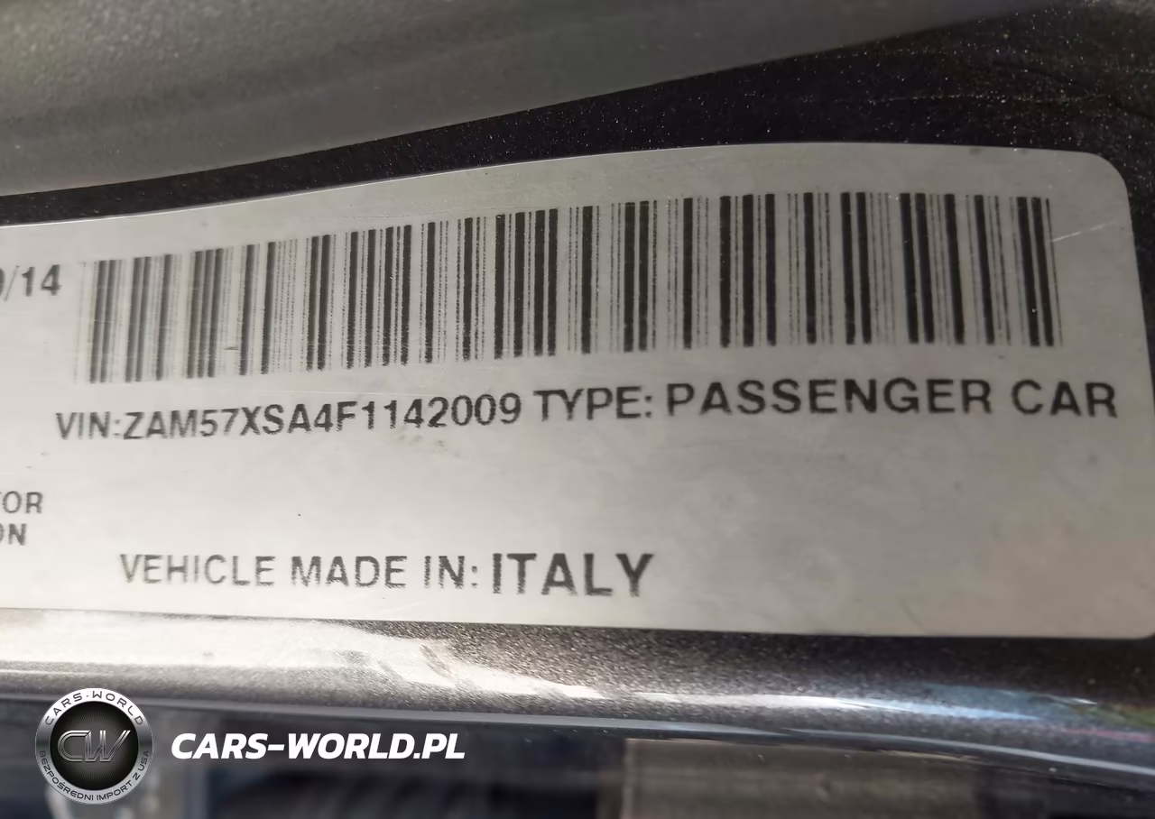 2015 Maserati Ghibli VIN:ZAM57XSA4F1142009 - 9