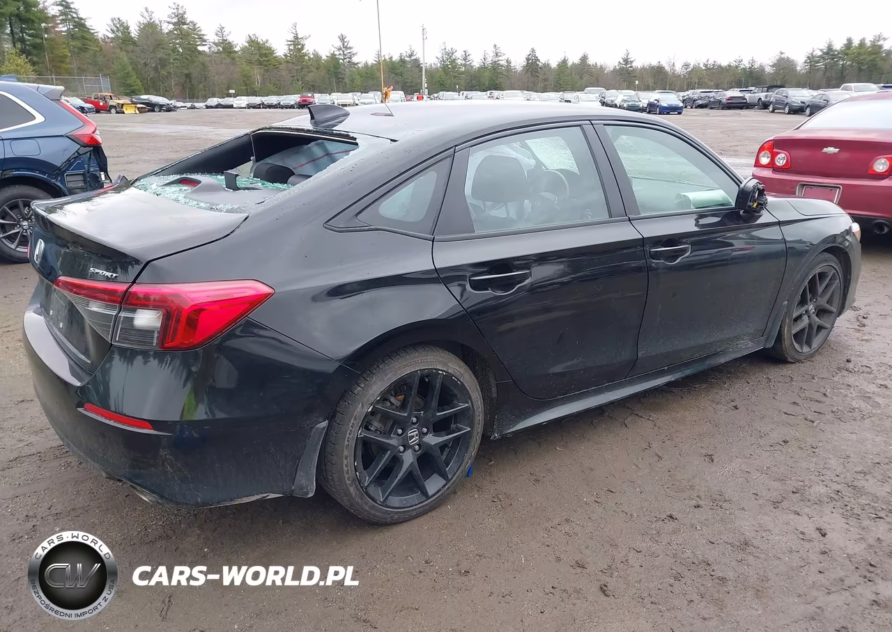 2022 Honda Civic Sport VIN:2HGFE2F52NH551321 - 4