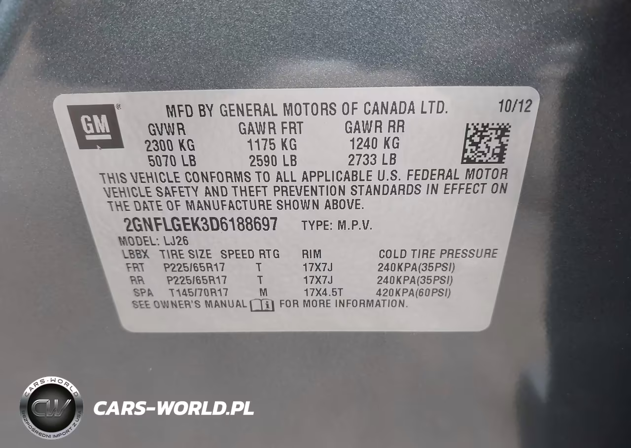 2013 Chevrolet Equinox Ltz VIN:2GNFLGEK3D6188697 - 9