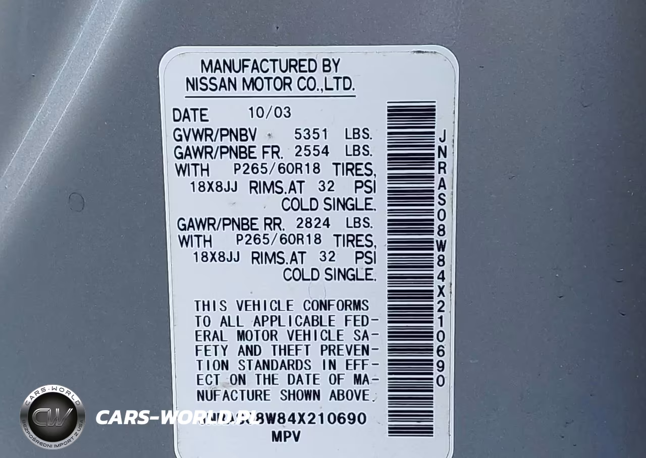 2004 Infiniti Fx35 VIN:JNRAS08W84X210690 - 9