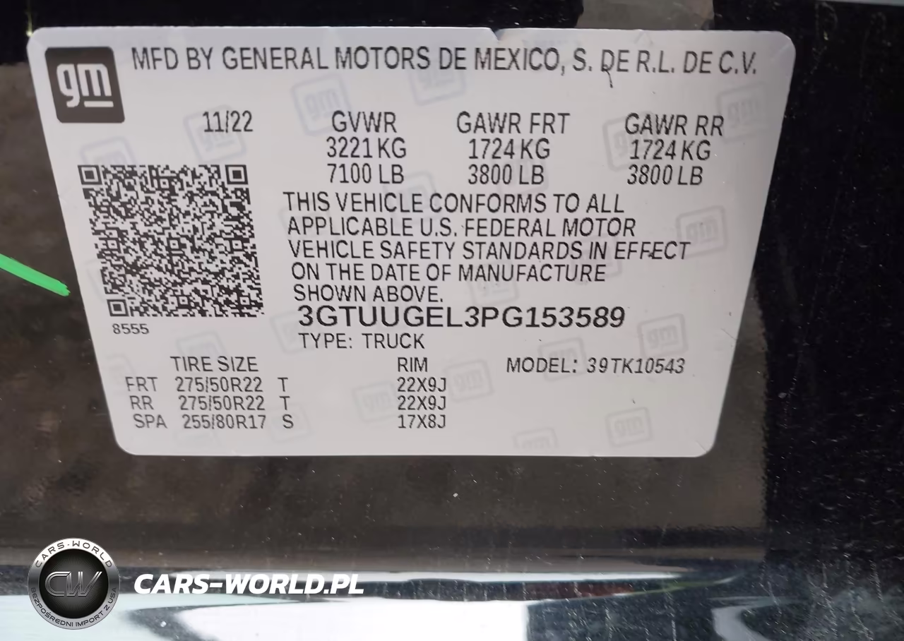 2023 GMC Sierra 1500 4Wd Short Box Denali VIN:3GTUUGEL3PG153589 - 9