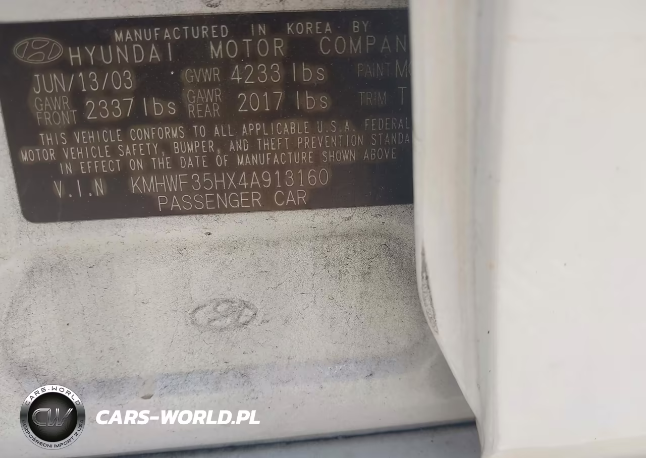 2004 Hyundai Sonata Gls-Lx VIN:KMHWF35HX4A913160 - 9