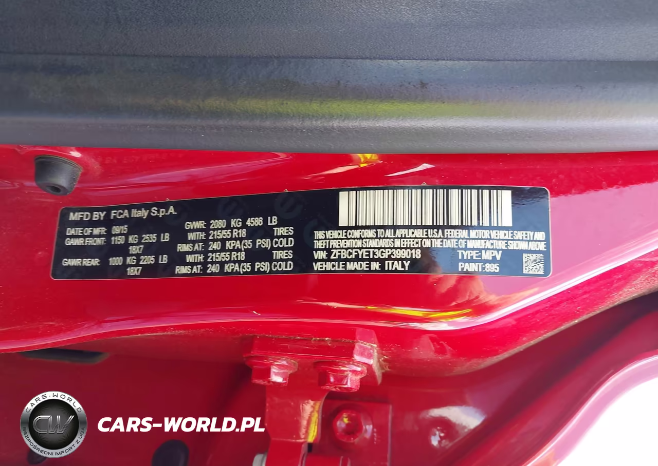 2016 Fiat 500X Trekking Plus VIN:ZFBCFYET3GP399018 - 9