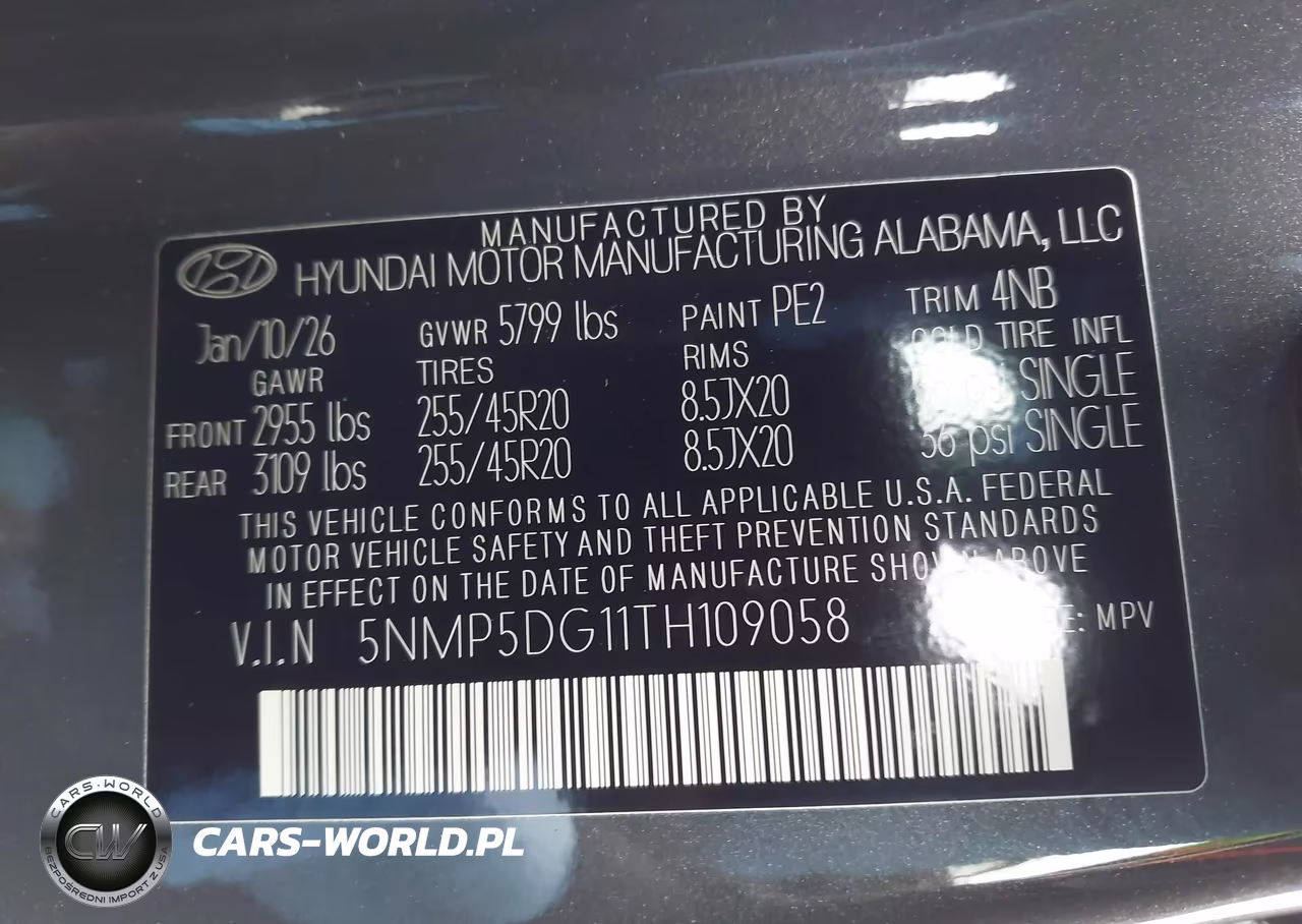2026 Hyundai Santa Fe Hybrid Calligraphy VIN:5NMP5DG11TH109058 - 9