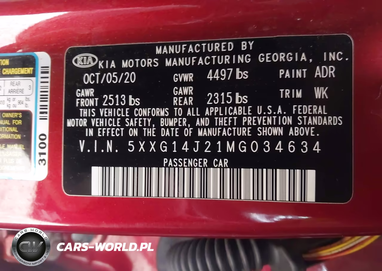 2021 Kia K5 Lxs VIN:5XXG14J21MG034634 - 9