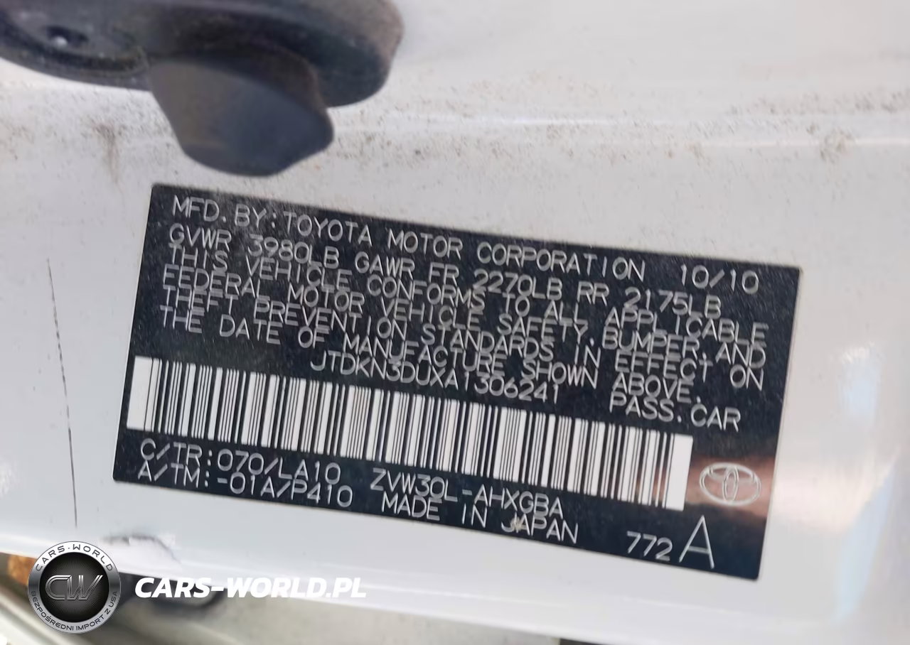 2010 Toyota Prius Iv VIN:JTDKN3DUXA1306241 - 9