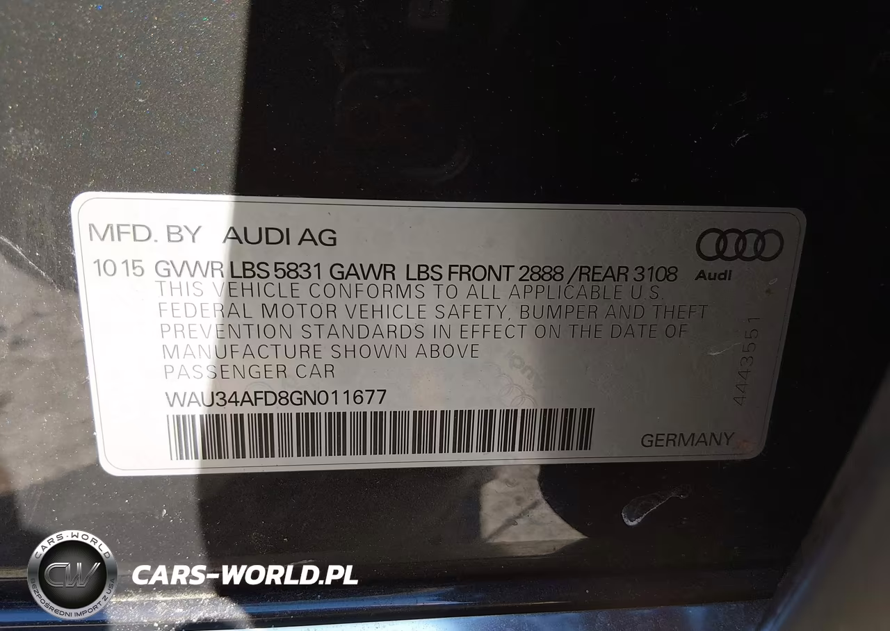 2016 Audi A8 L 3.0T VIN:WAU34AFD8GN011677 - 9