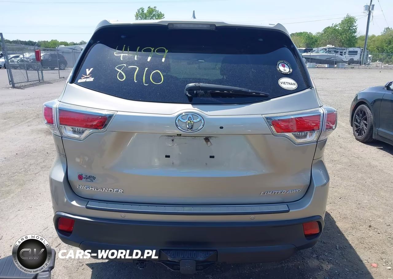 2016 Toyota Highlander Limited V6 VIN:5TDDKRFH6GS326048 - 17