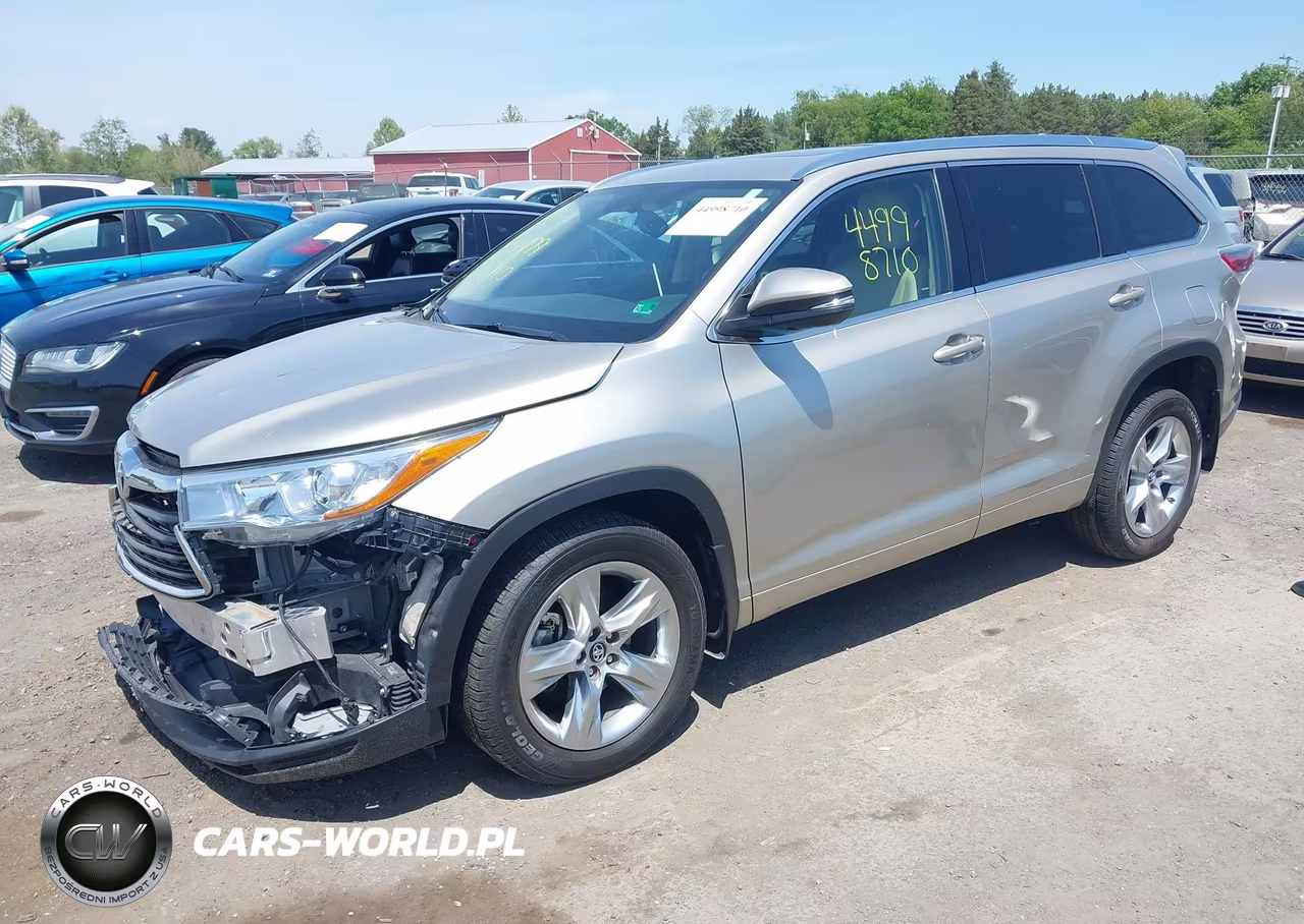 2016 Toyota Highlander Limited V6 VIN:5TDDKRFH6GS326048 - 2