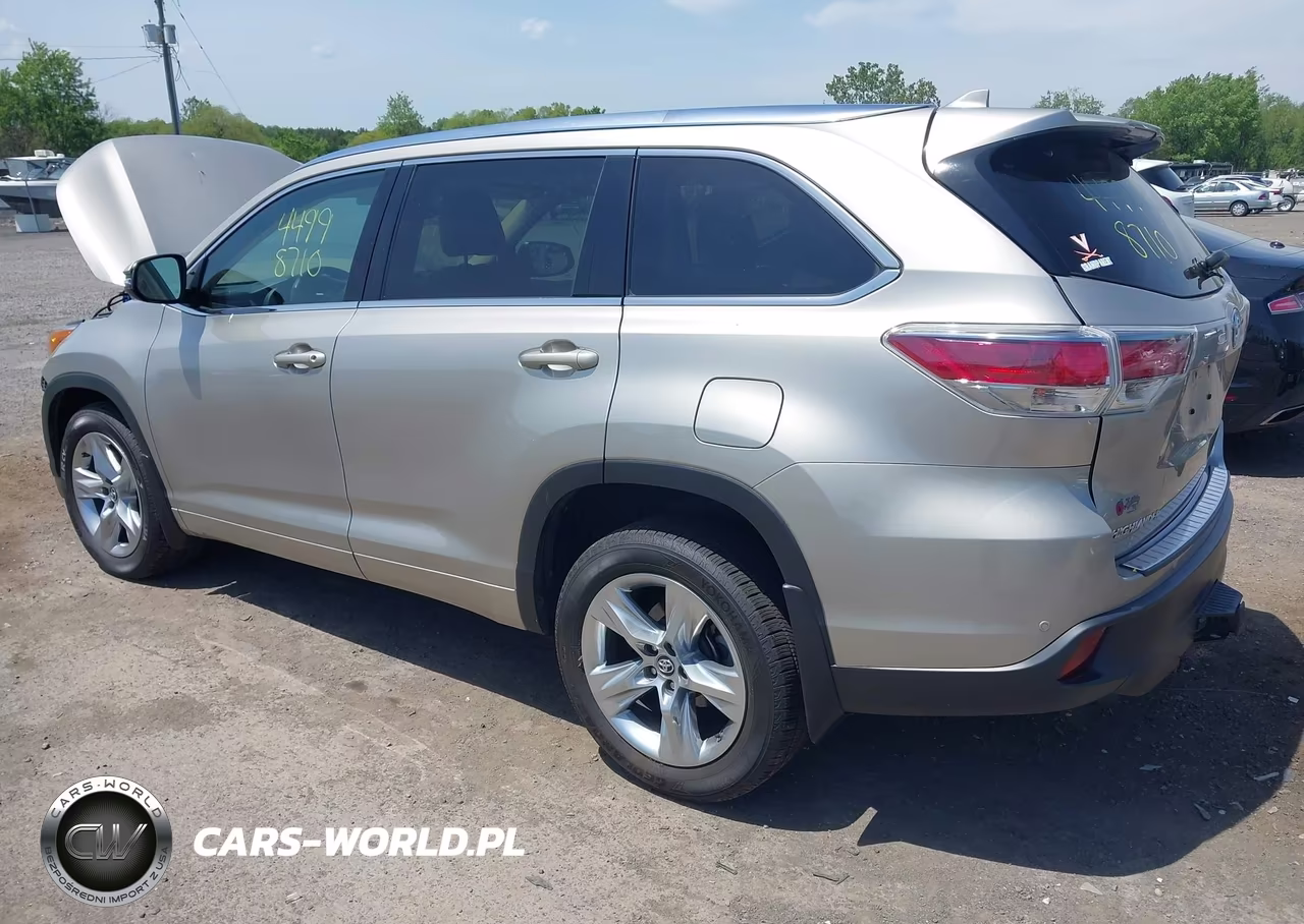 2016 Toyota Highlander Limited V6 VIN:5TDDKRFH6GS326048 - 3