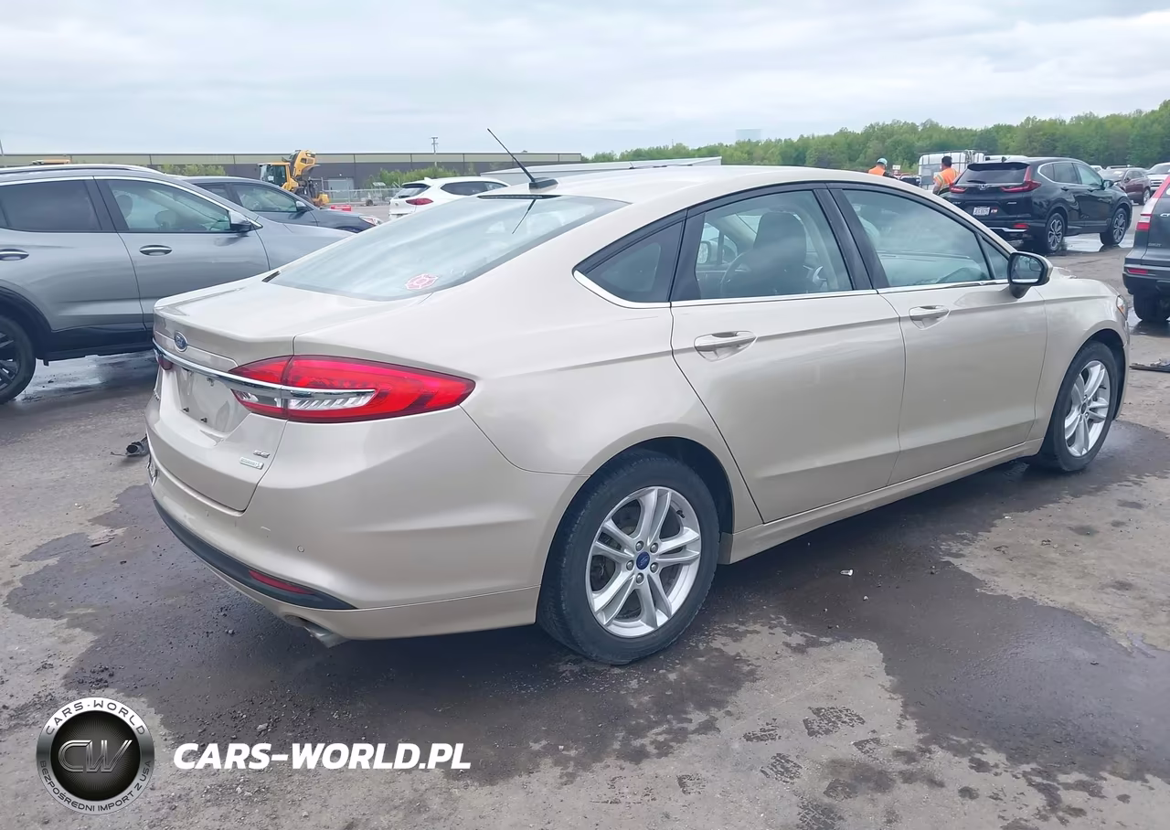 2018 Ford Fusion Se VIN:3FA6P0HD4JR201923 - 4