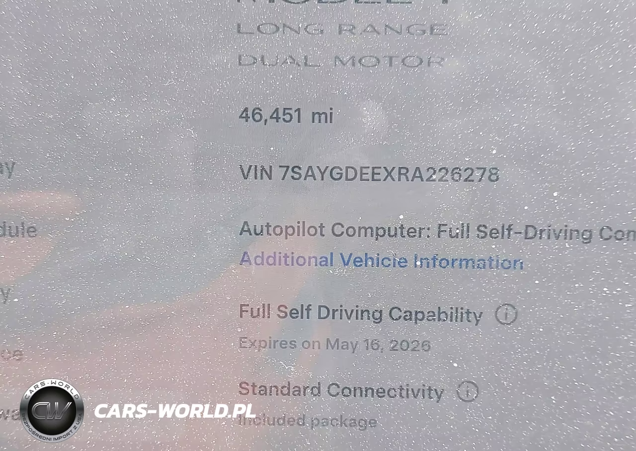 2024 Tesla Model Y Long Range Dual Motor All-Wheel Drive VIN:7SAYGDEEXRA226278 - 7