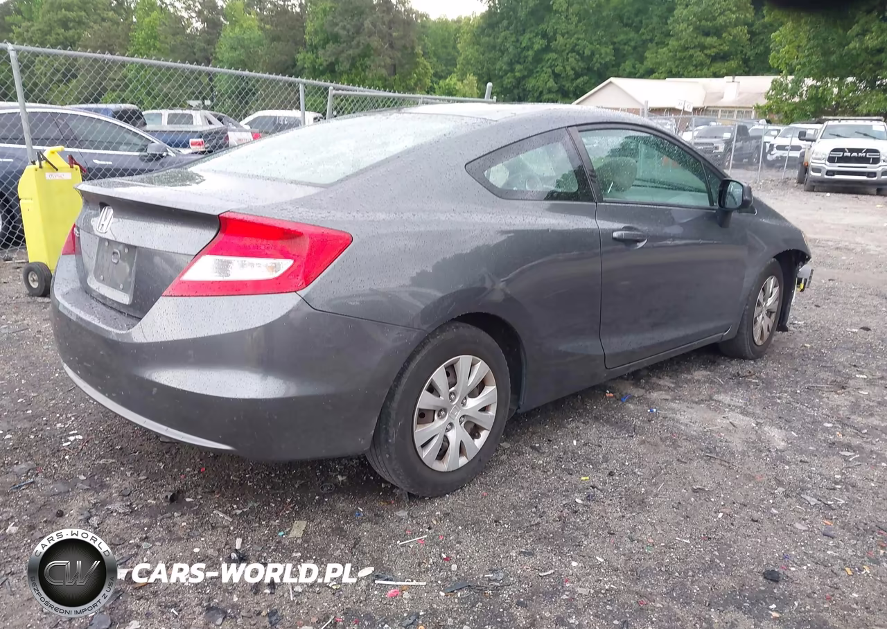 2012 Honda Civic Lx VIN:2HGFG3B50CH535976 - 4