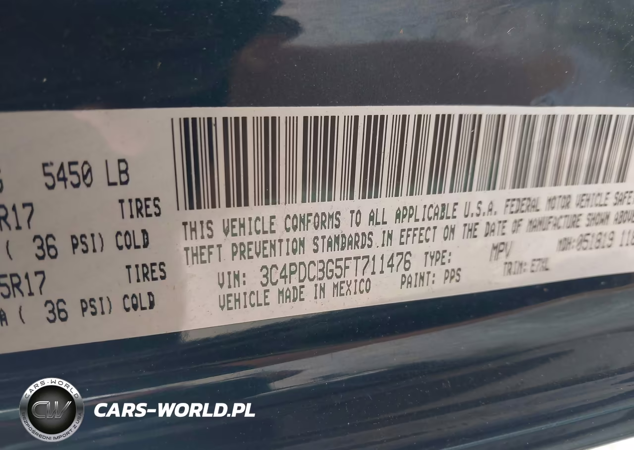 2015 Dodge Journey Sxt VIN:3C4PDCBG5FT711476 - 9