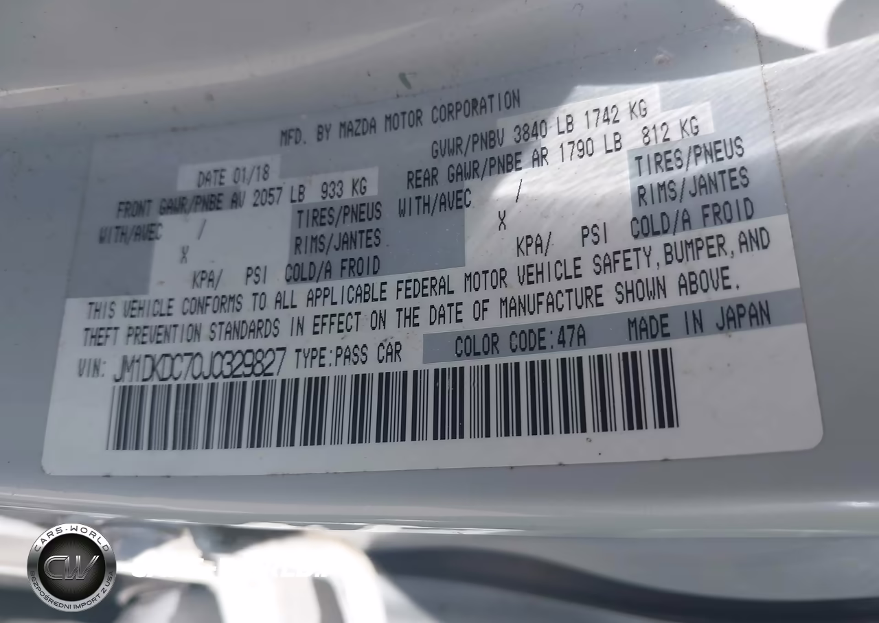 2018 Mazda Cx-3 Touring VIN:JM1DKDC70J0329827 - 9