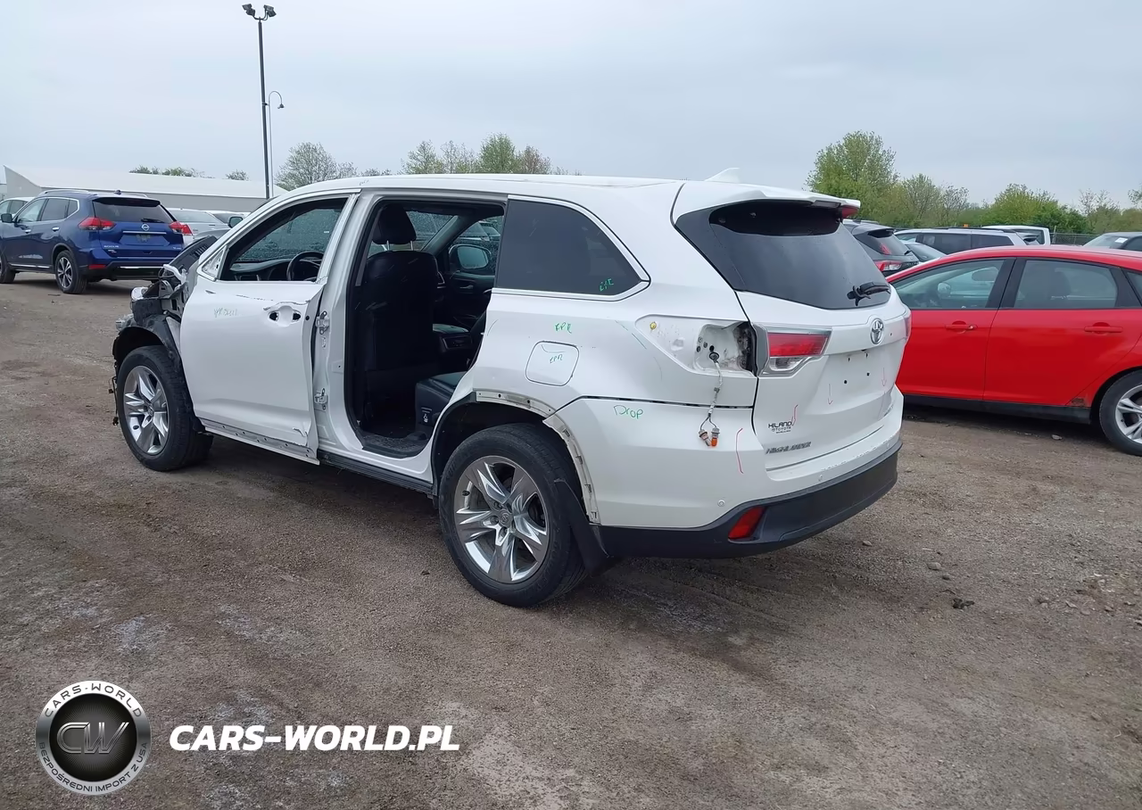 2015 Toyota Highlander Limited V6 VIN:5TDDKRFH8FS173011 - 3
