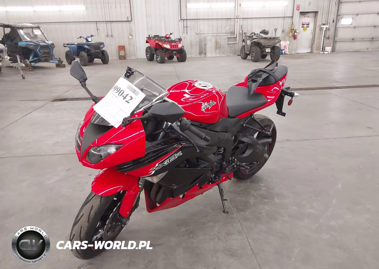 2012 Kawasaki Zx600 R VIN:JKAZX4R13CA033296 - 2