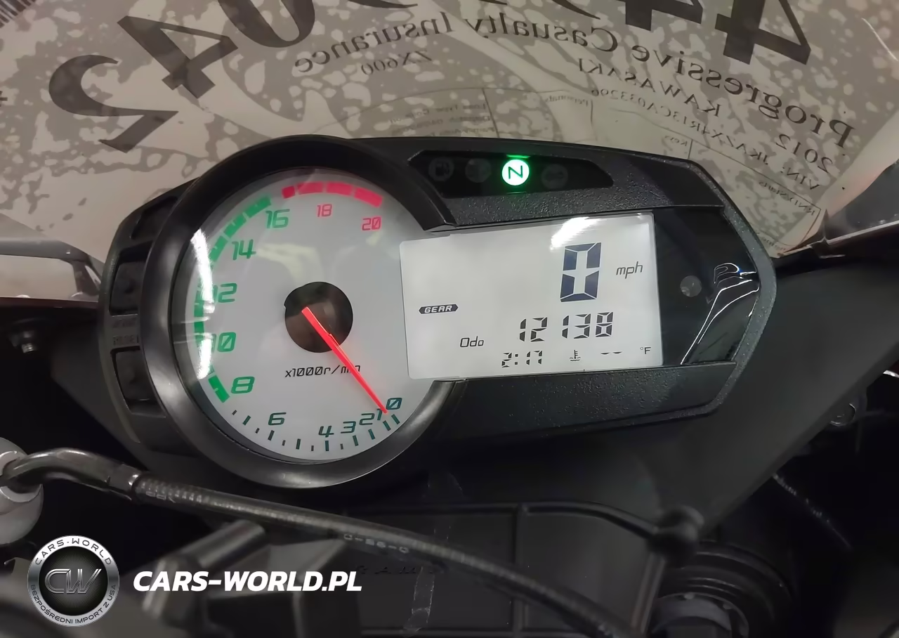 2012 Kawasaki Zx600 R VIN:JKAZX4R13CA033296 - 7