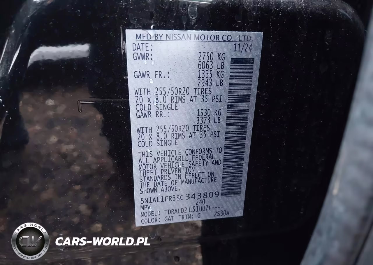2025 Infiniti Qx60 Luxe VIN:5N1AL1FR3SC343809 - 9