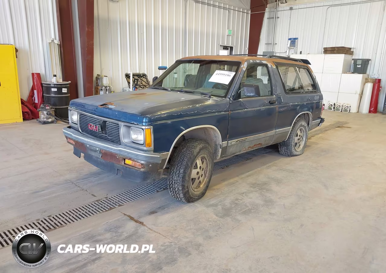 1991 GMC S15 Jimmy VIN:1GKCT18Z0M8545897 - 2