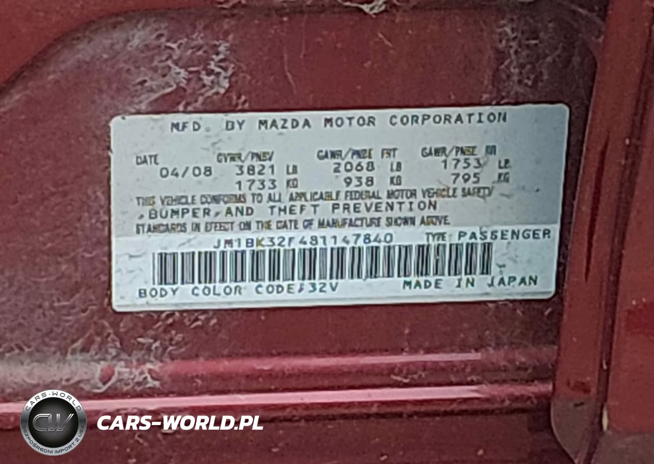 2008 Mazda Mazda3 I Touring Value VIN:JM1BK32F481147840 - 9