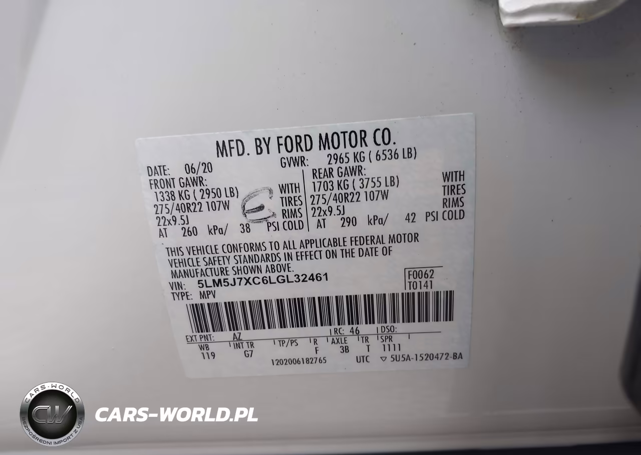 2020 Lincoln Aviator Reserve VIN:5LM5J7XC6LGL32461 - 9