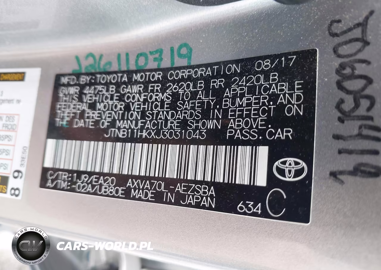 2018 Toyota Camry Se VIN:JTNB11HKXJ3031043 - 9