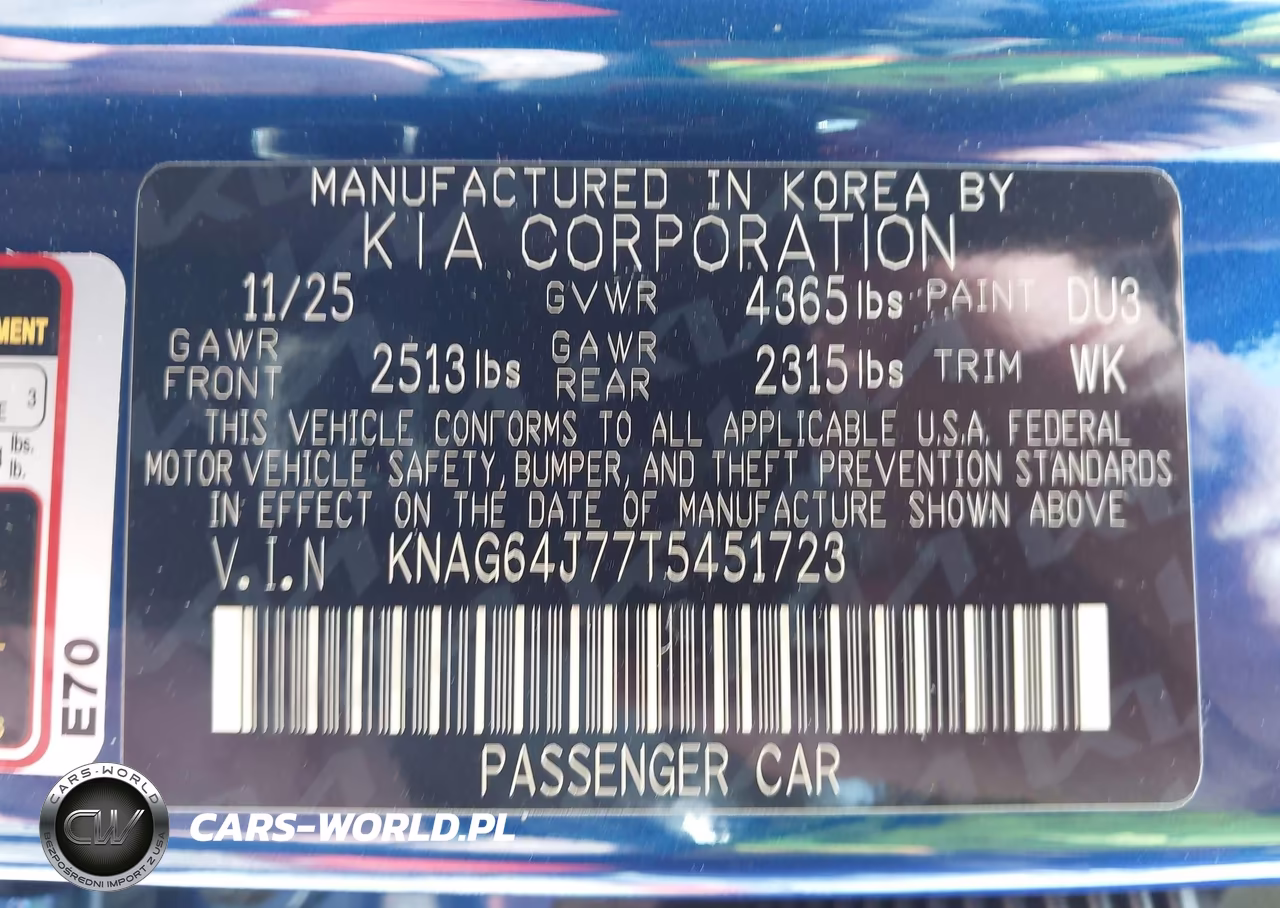 2026 Kia K5 Gt-Line Fwd VIN:KNAG64J77T5451723 - 9