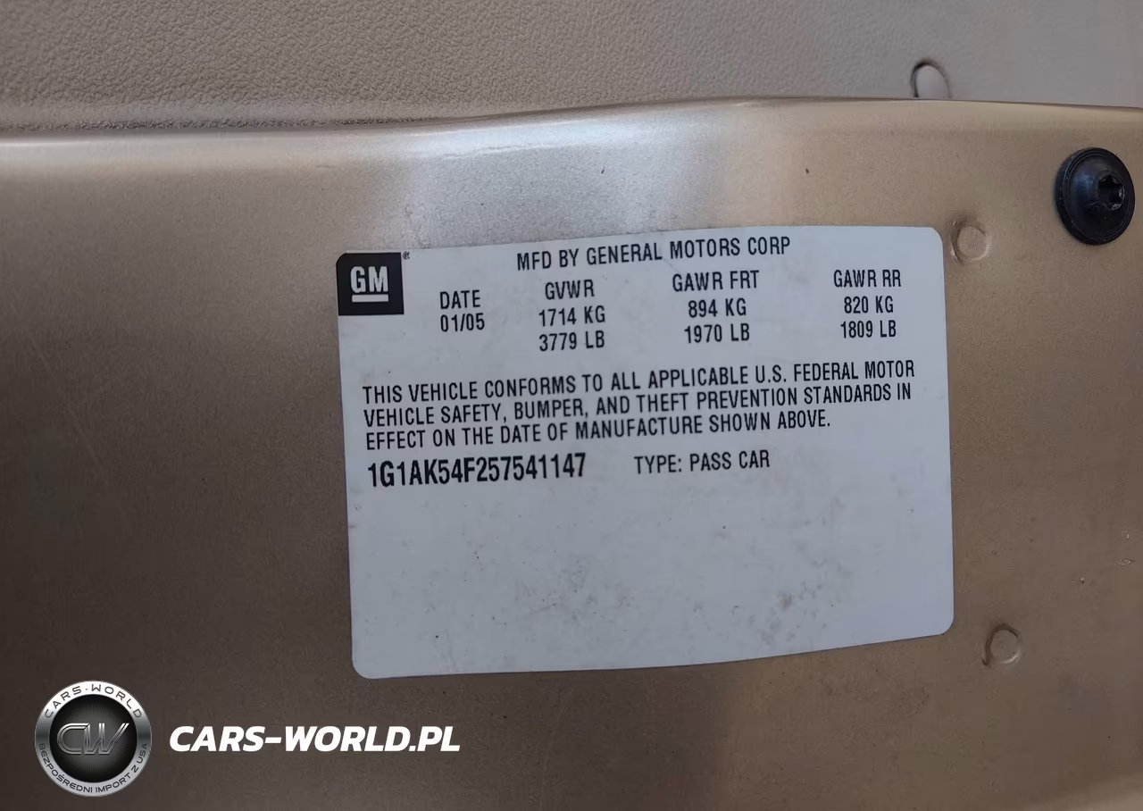 2005 Chevrolet Cobalt VIN:1G1AK54F257541147 - 9