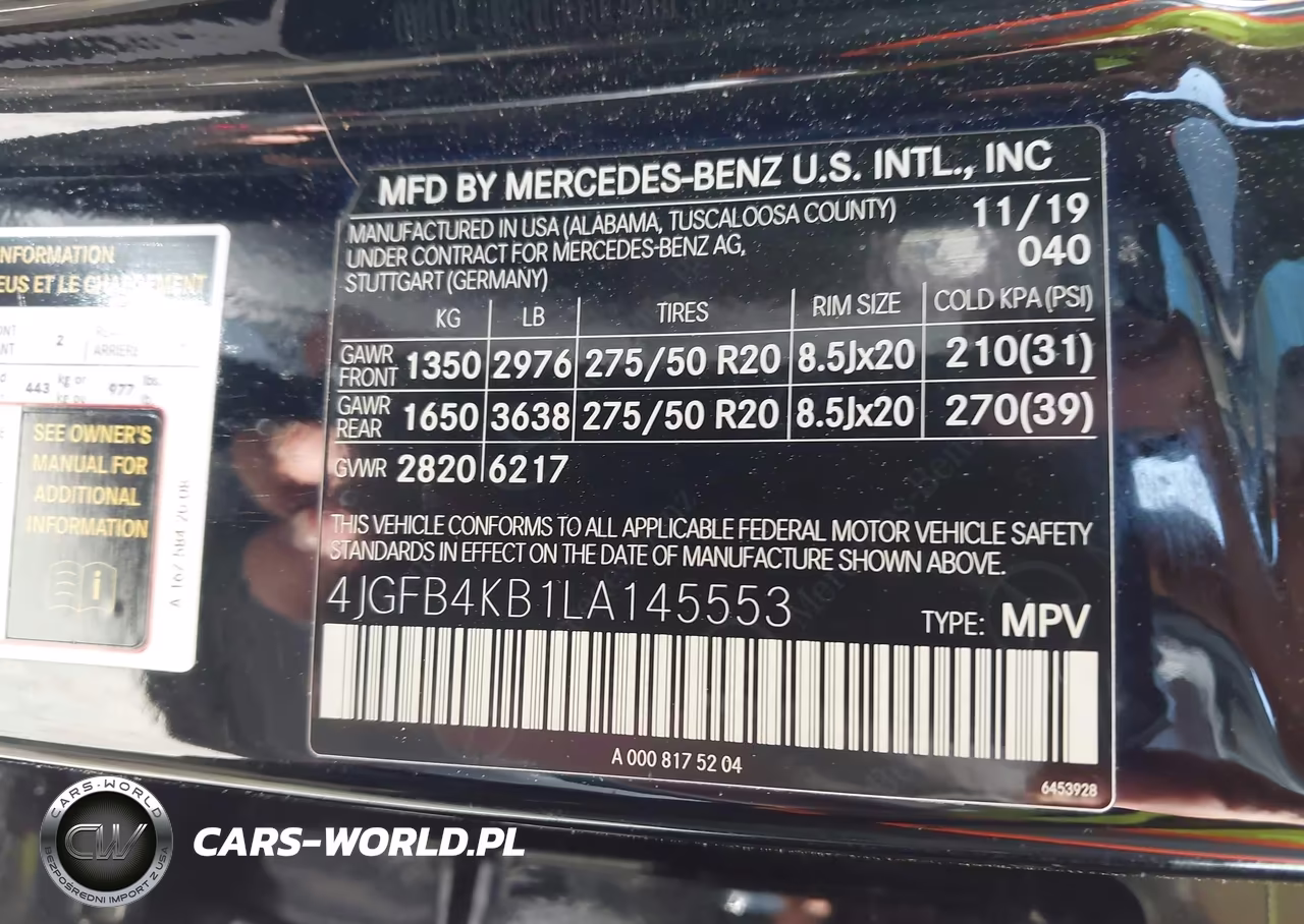 2020 Mercedes-Benz Gle 350 4Matic VIN:4JGFB4KB1LA145553 - 9