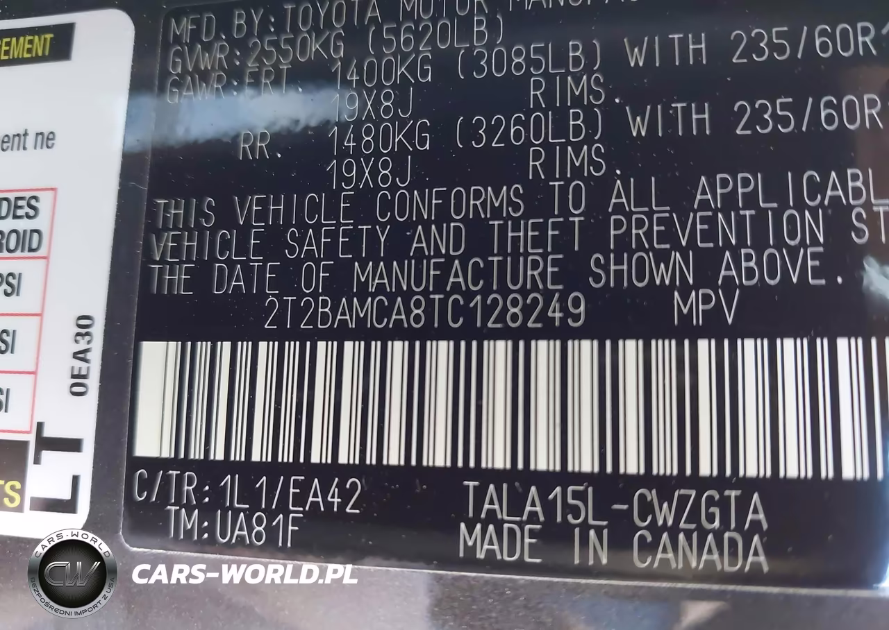 2026 Lexus Rx 350 Premium VIN:2T2BAMCA8TC128249 - 9