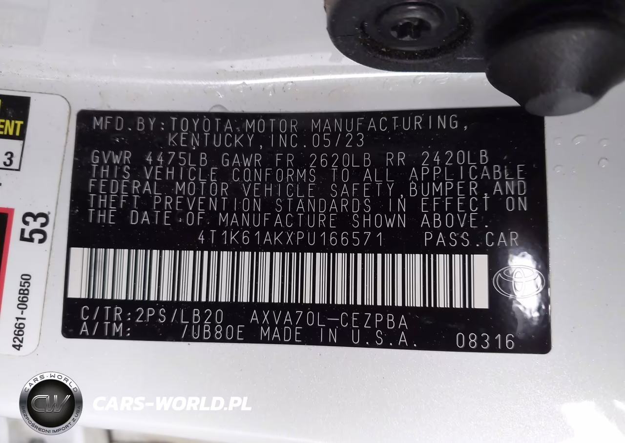 2023 Toyota Camry Xse VIN:4T1K61AKXPU166571 - 9