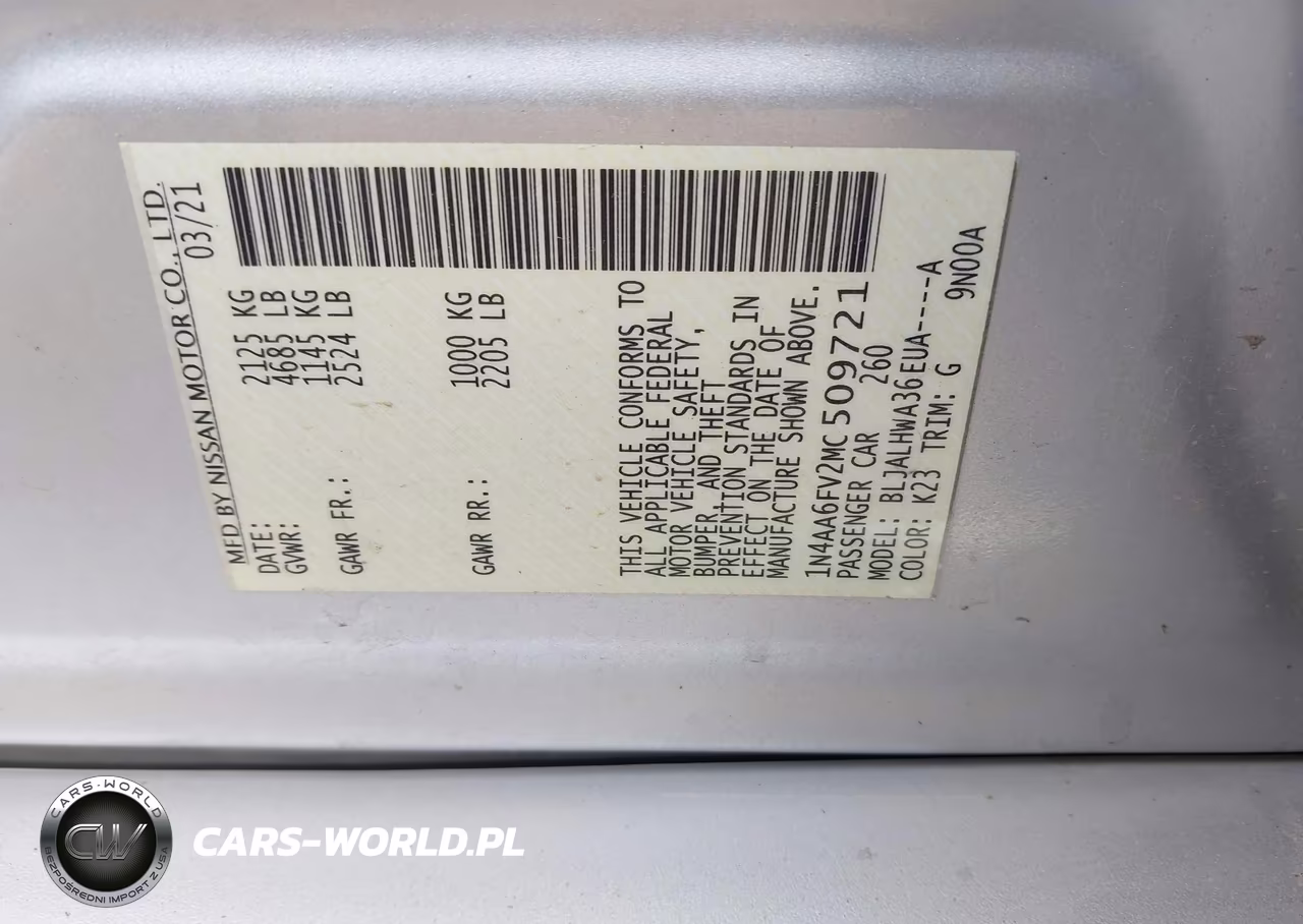 2021 Nissan Maxima Platinum Xtronic Cvt VIN:1N4AA6FV2MC509721 - 9