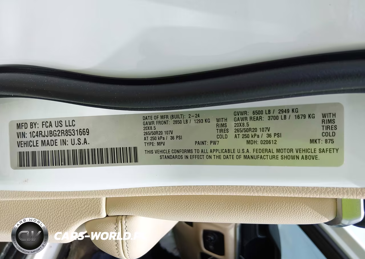 2024 Jeep Grand Cherokee L Limited 4X2 VIN:1C4RJJBG2R8531669 - 9