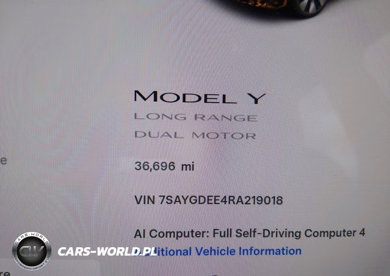 2024 Tesla Model Y Long Range Dual Motor All-Wheel Drive VIN:7SAYGDEE4RA219018 - 16