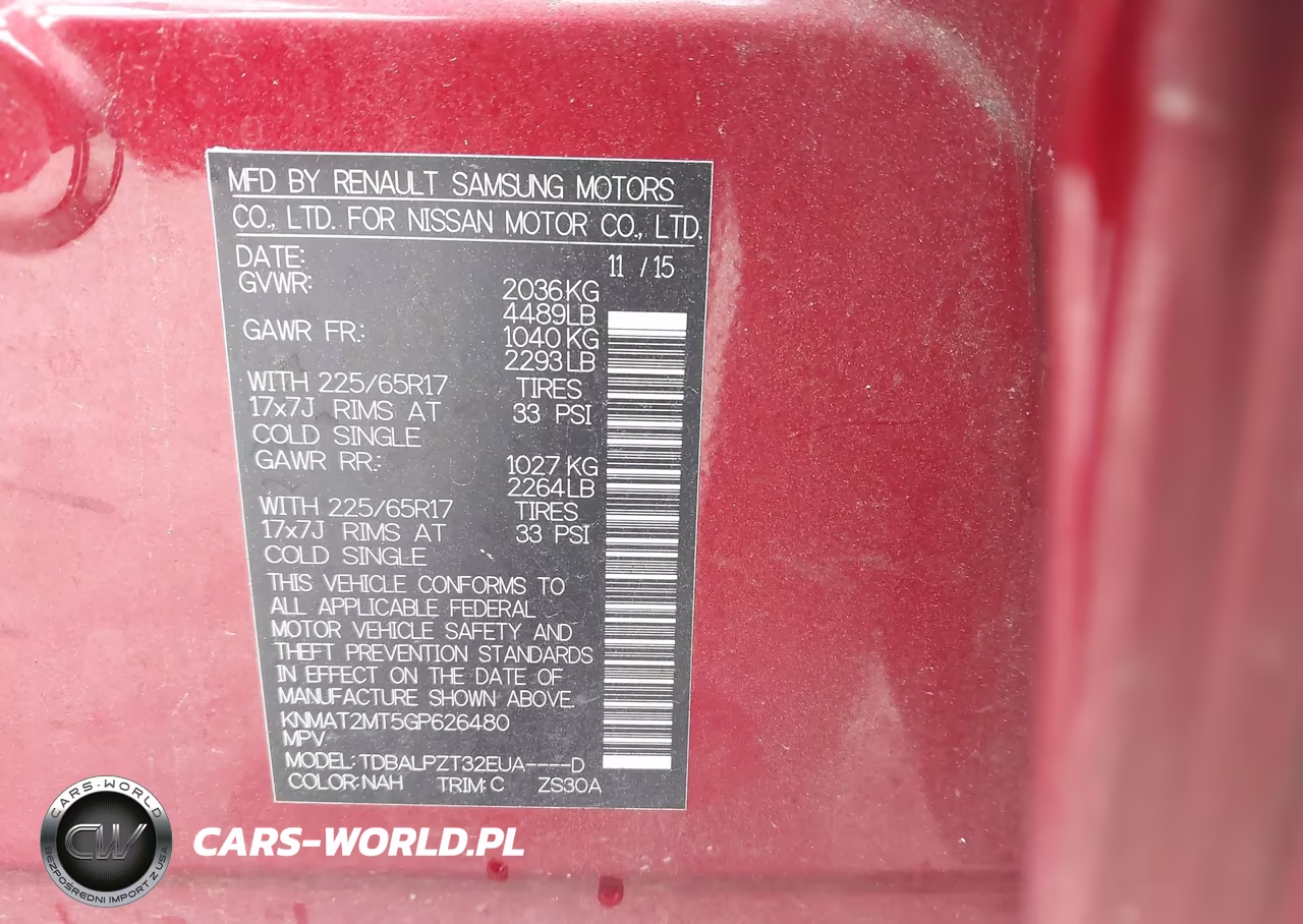2016 Nissan Rogue S VIN:KNMAT2MT5GP626480 - 9