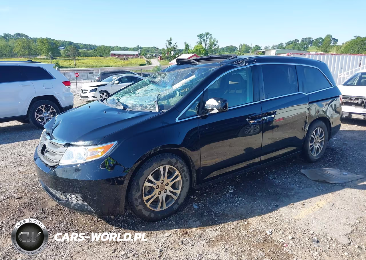 2012 Honda Odyssey Ex-L VIN:5FNRL5H61CB005380 - 2
