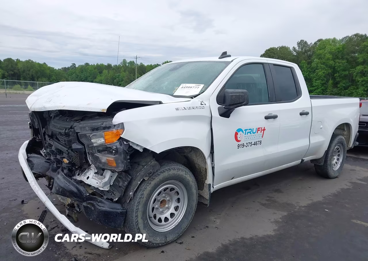 2024 Chevrolet Silverado 1500 2Wd Standard Bed Wt VIN:1GCRAAEK2RZ144436 - 2